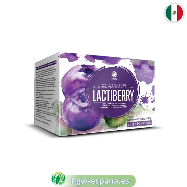 bebida en polvo lactiberry4 es Lactiberry HGW 🥛 | Mezcla de Arándanos, Lácteo y Té Negro - Imagen 4