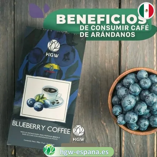 cafe con arandanos berry coffee2 es Café con Arándanos HGW | Blueberry Coffee ☕ Antioxidantes - Imagen 2