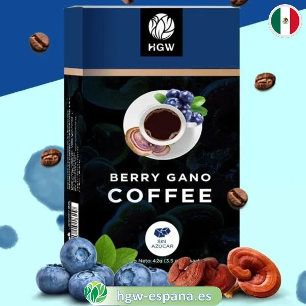 cafe con ganoderma arandanos2 es Café de Ganoderma y Arándanos HGW ☕ | Berry Gano Coffee - Defensas - Imagen 2