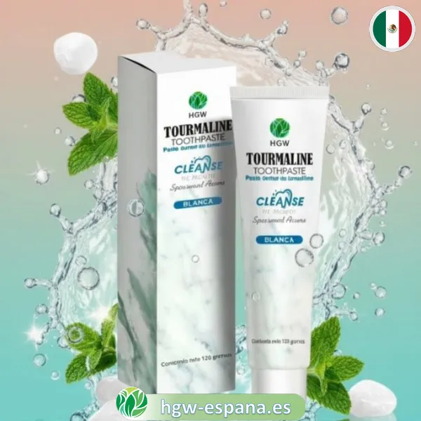 crema dental turmalina blanca tourmaline4 es Pasta de Dientes Turmalina Blanca HGW | Protección y Brillo Natural - Imagen 4