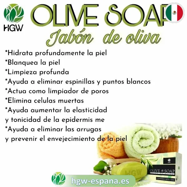 jabon humectante de oliva olive soap3 es Jabón de Oliva HGW 🌿 | Hidratación Profunda y Nutrición Natural - Imagen 3